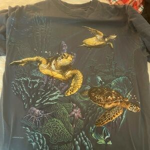 Habitat Sea Turtle Adventure T-Shirt - Blue and Green